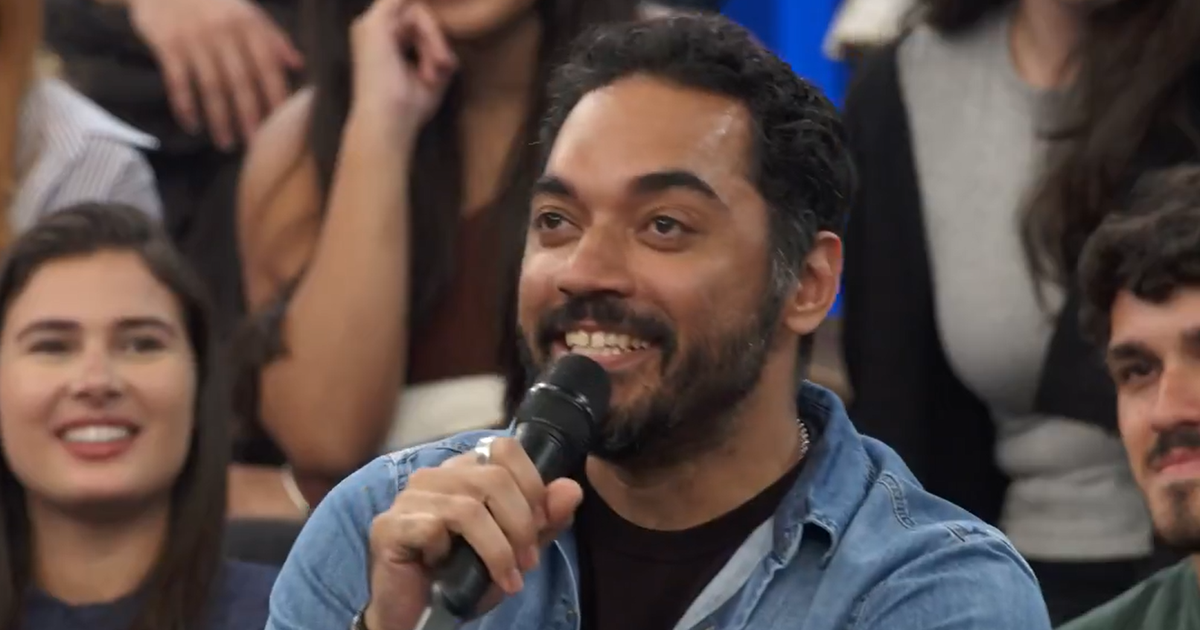 Thomás Aquino desmente Serginho Groisman em gafe sobre casamento ao vivo